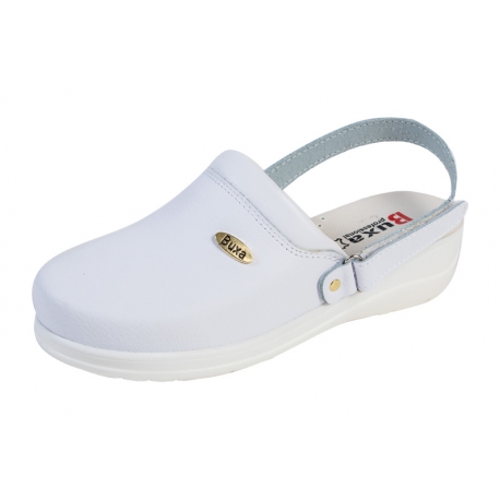 Zdravotná obuv MED11p biele s pásikom